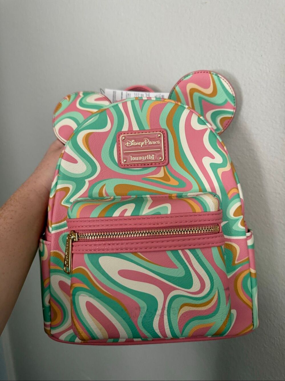 Disney Parks Swirl Loungefly Backpack New